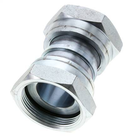 UN 2''-12 Verzinkt Stalen Sok ORFS with Wartelmoer 250 Bar - Hydrauliek