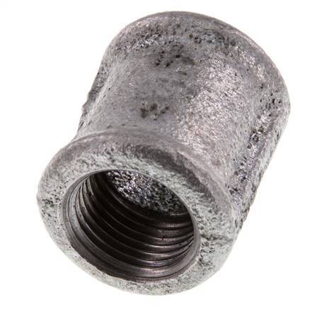 Rp 1/2'' Zinc plated Cast iron Round Socket 25 Bar [5 Pieces]