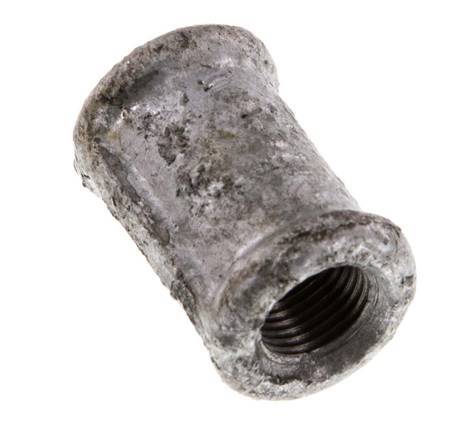 Rp 1/8'' Zinc plated Cast iron Round Socket 25 Bar [2 Pieces]