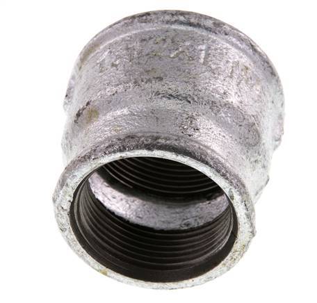 Rp 1 1/2'' x Rp 1 1/4'' Verzinkt Gietijzeren Ronde Sok 25 Bar