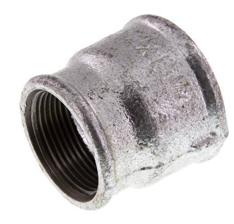 Rp 1 1/2'' x Rp 1 1/4'' Verzinkt Gietijzeren Ronde Sok 25 Bar