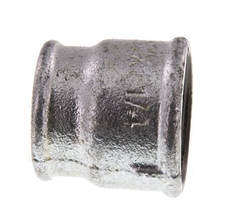 Rp 1 1/2'' x Rp 1 1/4'' Verzinkt Gietijzeren Ronde Sok 25 Bar