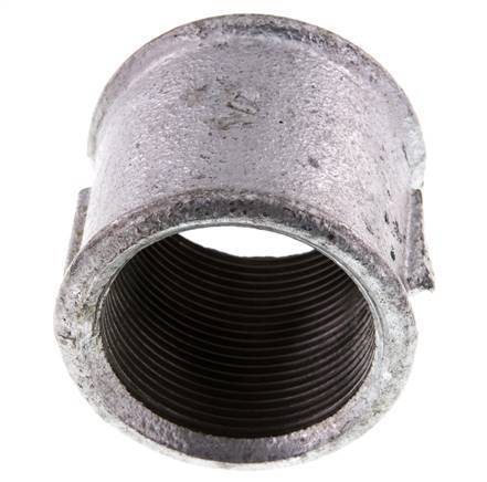 Rp 1 1/2'' Verzinkt Gietijzeren Ronde Sok 25 Bar