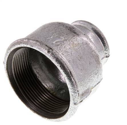 Rp 2'' x Rp 1'' Verzinkt Gietijzeren Ronde Sok 25 Bar