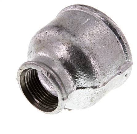 Rp 2'' x Rp 1'' Verzinkt Gietijzeren Ronde Sok 25 Bar