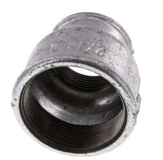 Rp 2'' x Rp 1 1/4'' Verzinkt Gietijzeren Ronde Sok 25 Bar