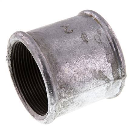 Rp 2'' Zinc plated Cast iron Round Socket 25 Bar