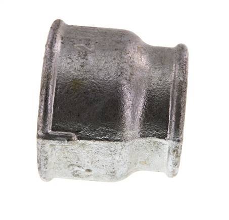 Rp 2 1/2'' x Rp 2'' Verzinkt Gietijzeren Ronde Sok 25 Bar