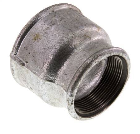 Rp 2 1/2'' x Rp 2'' Verzinkt Gietijzeren Ronde Sok 25 Bar