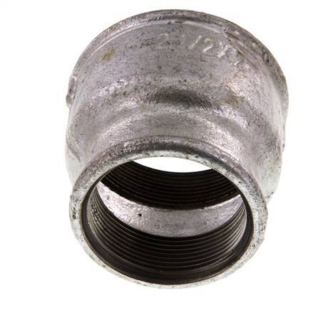 Rp 2 1/2'' x Rp 2'' Verzinkt Gietijzeren Ronde Sok 25 Bar