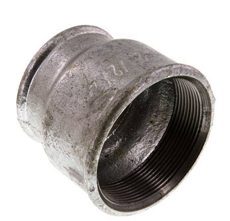 Rp 2 1/2'' x Rp 2'' Verzinkt Gietijzeren Ronde Sok 25 Bar