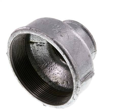 Rp 3'' x Rp 1 1/2'' Verzinkt Gietijzeren Ronde Sok 25 Bar