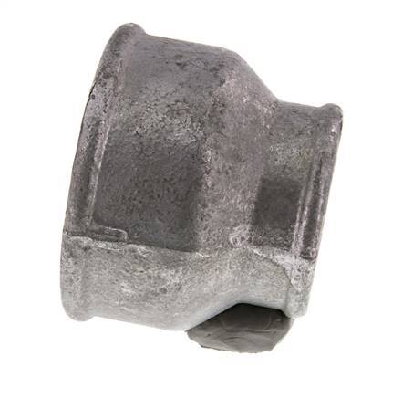 Rp 3'' x Rp 2'' Zinc plated Cast iron Round Socket 25 Bar