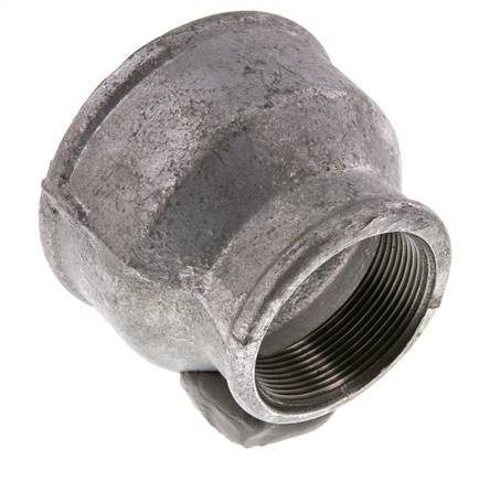 Rp 3'' x Rp 2'' Verzinkt Gietijzeren Ronde Sok 25 Bar