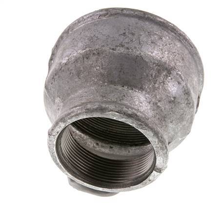 Rp 3'' x Rp 2'' Verzinkt Gietijzeren Ronde Sok 25 Bar