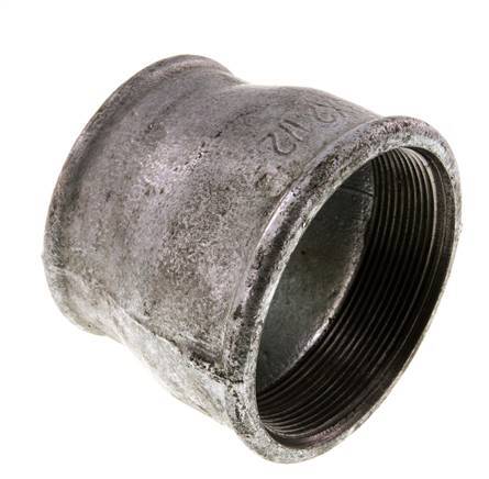 Rp 3'' x Rp 2 1/2'' Verzinkt Gietijzeren Ronde Sok 25 Bar