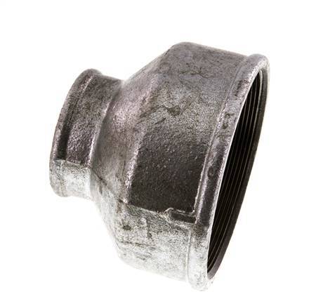 Rp 4'' x Rp 2'' Verzinkt Gietijzeren Ronde Sok 25 Bar