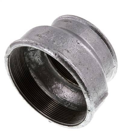 Rp 4'' x Rp 3'' Verzinkt Gietijzeren Ronde Sok 25 Bar