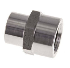 1/4'' NPT x 3/8'' NPT RVS Sok 210 Bar - Hydrauliek