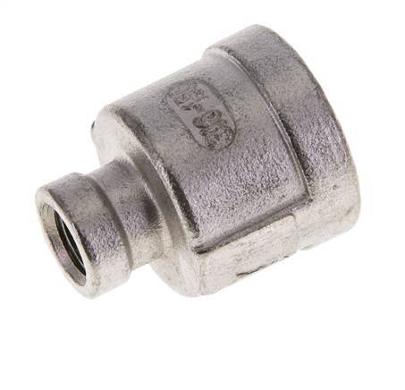 1/2'' NPT x 1/8'' NPT Stainless steel Round Socket 16 Bar