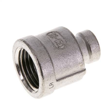 1/2'' NPT x 1/8'' NPT Stainless steel Round Socket 16 Bar