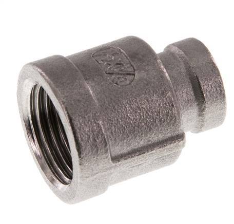 Rp 1/2'' x Rp 1/4'' RVS Ronde Sok 16 Bar