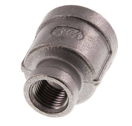 Rp 1/2'' x Rp 1/4'' RVS Ronde Sok 16 Bar