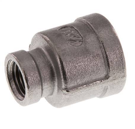 Rp 1/2'' x Rp 1/4'' RVS Ronde Sok 16 Bar