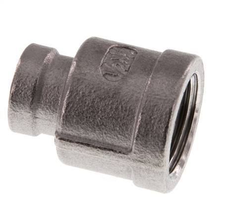 Rp 1/2'' x Rp 1/4'' RVS Ronde Sok 16 Bar