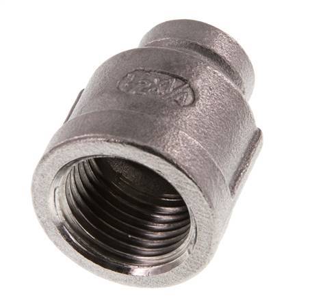 Rp 1/2'' x Rp 1/4'' RVS Ronde Sok 16 Bar