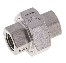 1/4'' NPT Stainless steel Double Nipple 3-pieces with Conically sealing 16 Bar