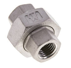 1/4'' NPT Stainless steel Double Nipple 3-pieces with Conically sealing 16 Bar