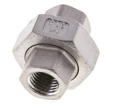 1/4'' NPT Stainless steel Double Nipple 3-pieces with Conically sealing 16 Bar