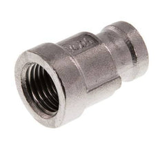Rp 1/4'' x Rp 1/8'' Stainless steel Round Socket 16 Bar [2 Pieces]