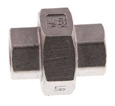 Rp 1/4'' RVS Borstnippel 3-delig met Conische afdichting 16 Bar