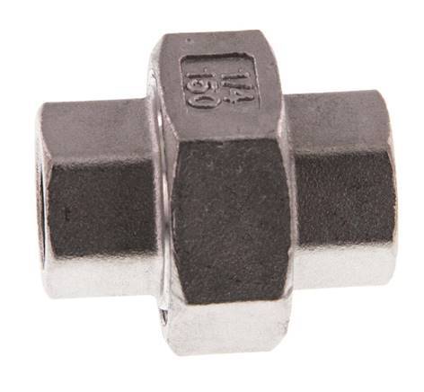 Rp 1/4'' RVS Borstnippel 3-delig met Conische afdichting 16 Bar