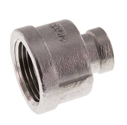 Rp 3/4'' x Rp 1/4'' RVS Ronde Sok 16 Bar