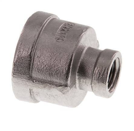Rp 3/4'' x Rp 1/4'' RVS Ronde Sok 16 Bar