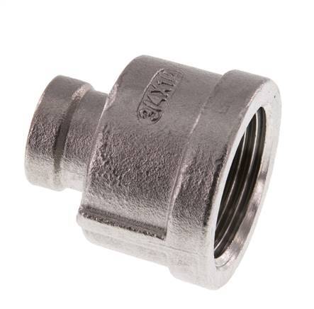Rp 3/4'' x Rp 1/4'' RVS Ronde Sok 16 Bar