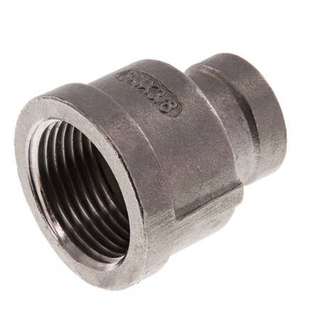 Rp 3/4'' x Rp 3/8'' RVS Ronde Sok 16 Bar
