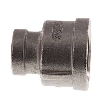 Rp 3/4'' x Rp 3/8'' RVS Ronde Sok 16 Bar