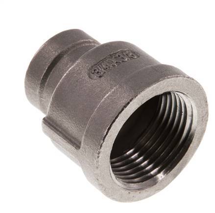 Rp 3/4'' x Rp 3/8'' RVS Ronde Sok 16 Bar