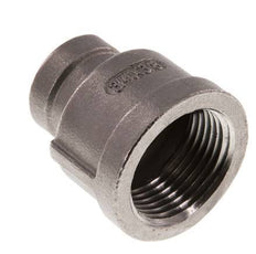 Rp 3/4'' x Rp 3/8'' RVS Ronde Sok 16 Bar