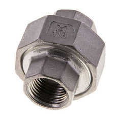 3/8'' NPT RVS Borstnippel 3-delig met Conische afdichting 16 Bar