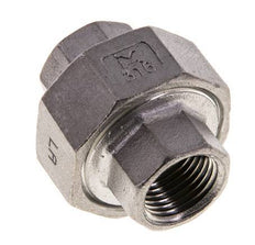 3/8'' NPT RVS Borstnippel 3-delig met Conische afdichting 16 Bar