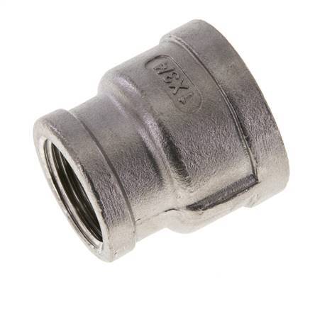 1'' NPT x 3/4'' NPT Stainless steel Round Socket 16 Bar
