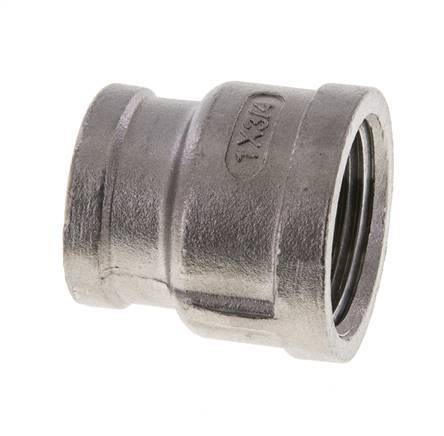 1'' NPT x 3/4'' NPT Stainless steel Round Socket 16 Bar