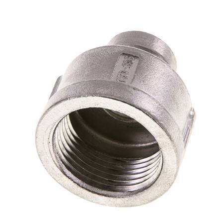 1'' NPT x 3/8'' NPT Stainless steel Round Socket 16 Bar