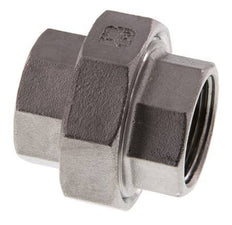 1'' NPT RVS Borstnippel 3-delig met Conische afdichting 16 Bar