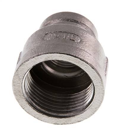 Rp 1'' x Rp 1/2'' RVS Ronde Sok 16 Bar